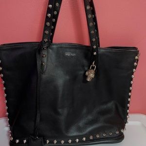 Studded Alexander McQueen tote